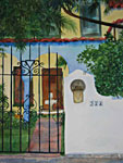 Casa Gate Watercolor